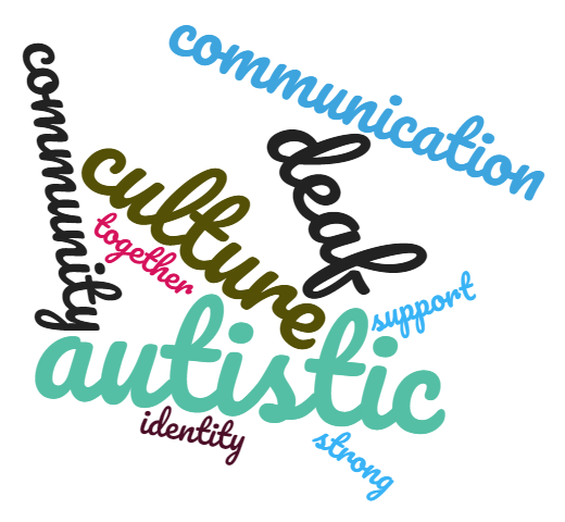 deaf autistic culture cloud
